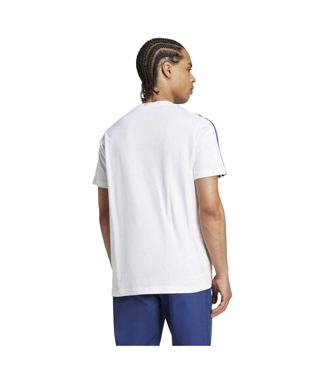 T-shirt Motif/style Real Madrid Cf Dna Homme Blanc Adidas-3