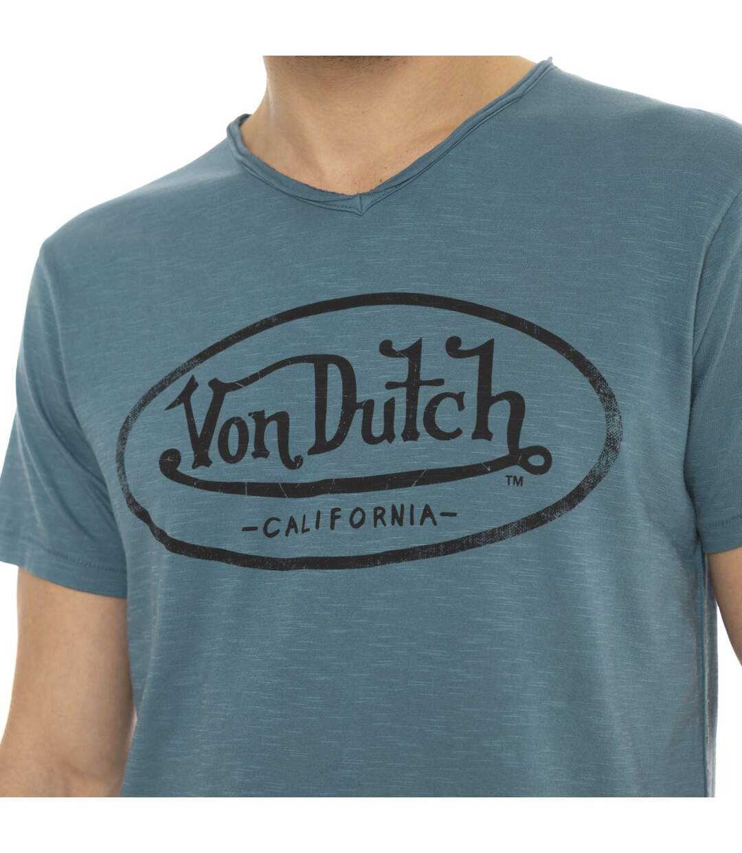 T-shirt manches courtes col rond homme en jersey Ron Vondutch-2