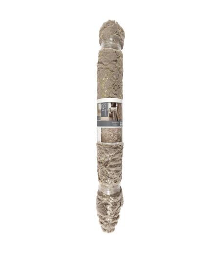Tapis Imitation Fourrure Negrada 120x170cm Taupe