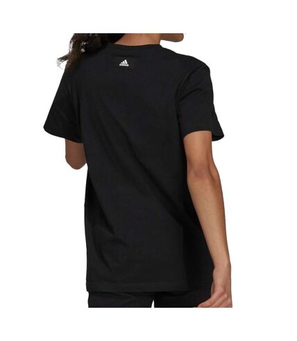T-shirt Noir Femme Adidas Lace Camo Gfx 2