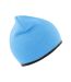 Bonnet D'hiver Unisexe Réversible Fashion Fit Bleu Gris Result-2