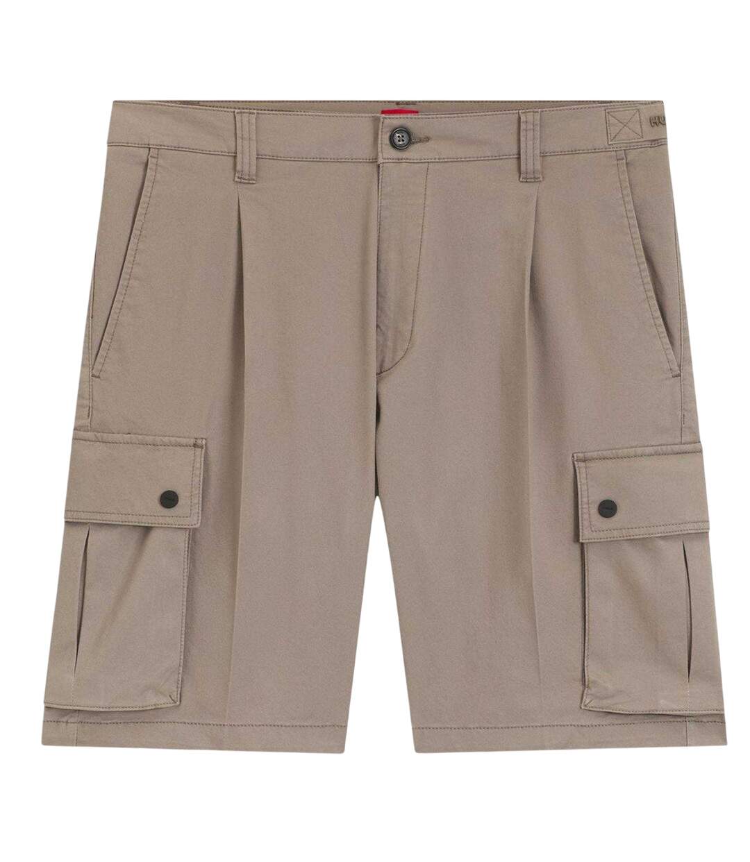 Short À Poches Homme Marron Hugo-2