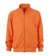 Sweat zippé workwear - Homme - JN836 - orange