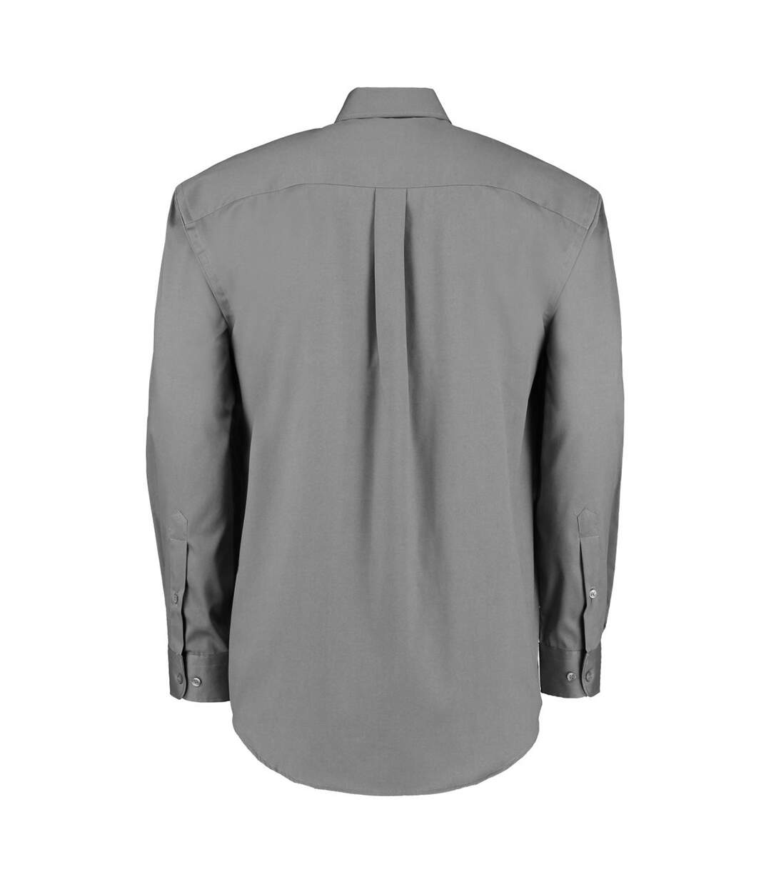Chemise À Manches Longues Homme Gris Foncé Kustom Kit-2