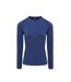 Premier Womens/Ladies Long John Plain Roll Sleeve T-Shirt (Indigo Denim) - UTPC5622