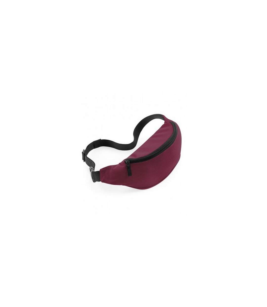Adjustable belt bag 2.5 litres burgundy Bagbase-1