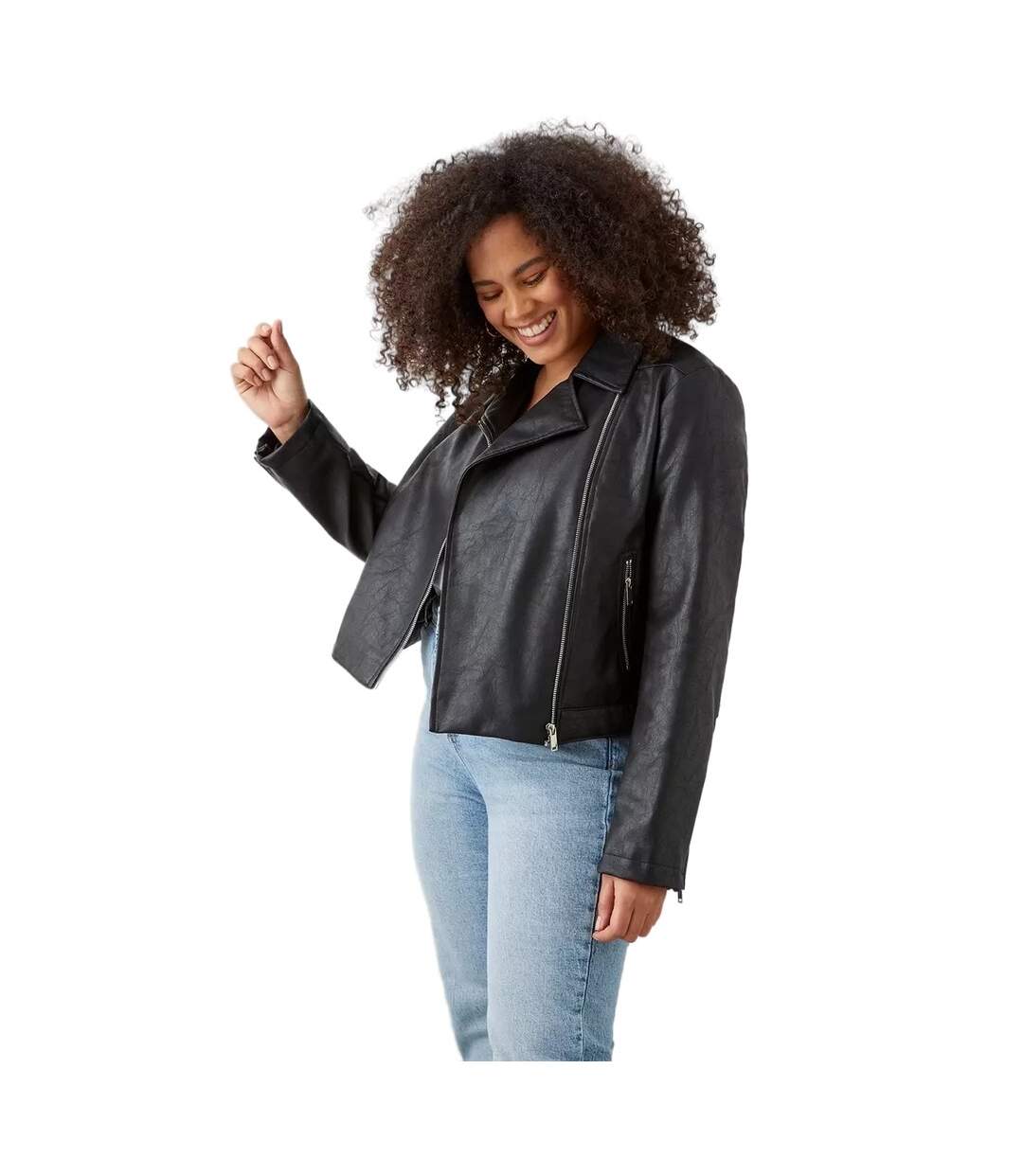 Veste motard femme noir Dorothy Perkins