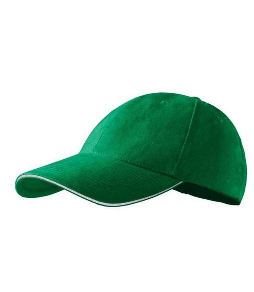 Casquette De Baseball Motif/style 6 Panneaux Vert Malfini-3