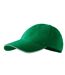 Casquette De Baseball Motif/style 6 Panneaux Vert Malfini-3