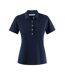 Womens/ladies Sunset Polo Shirt Light Turquoise James Harvest-1