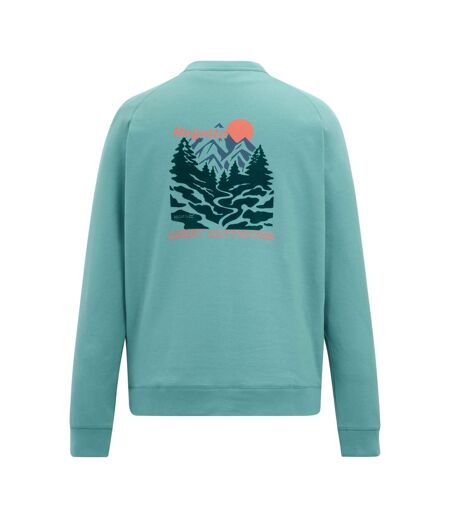 Mens Nithsdale Back Print Sweatshirt Arctic Green Regatta