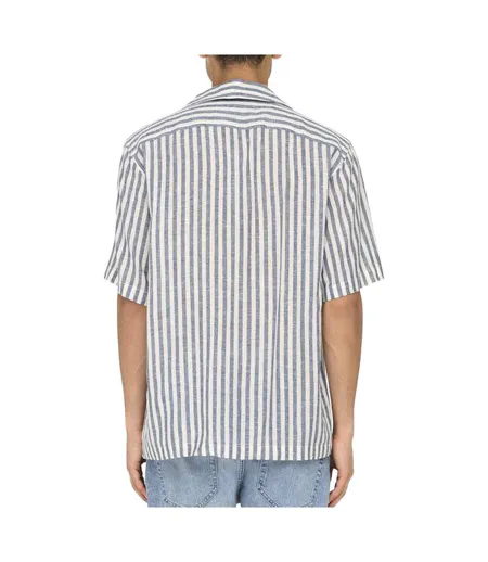 Chemisettes rayures bleu/blanc homme only & sons onsseppo strip
