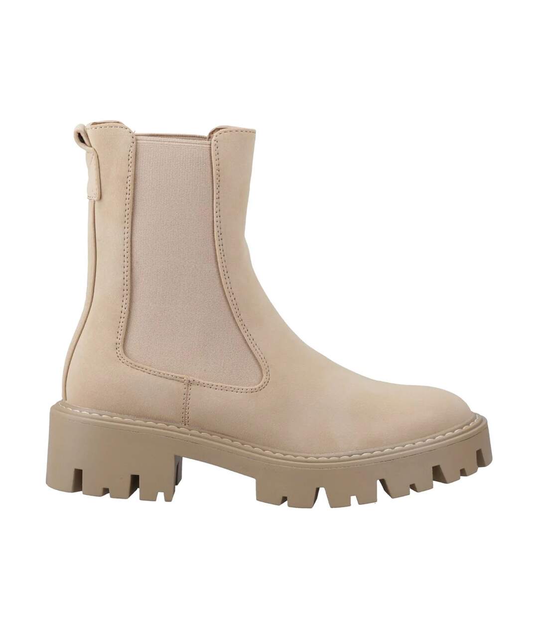 Bottes Mi-mollet Betty-1 Femme Brun-beige Only-4
