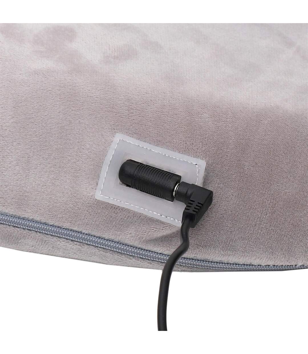 Coussin de Posture Massant & Chauffant 43cm Gris-5