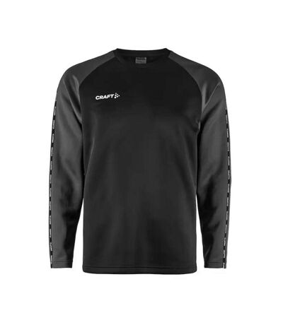 Sweat noir homme homme craft crewneck - m