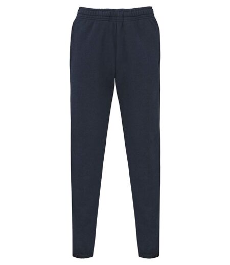 Pantalon jogging molleton - Coton bio et polyester recyclé - Homme - K7025 - bleu marine