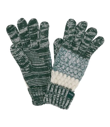 Regatta Womens/Ladies Frosty VII Winter Gloves (Dark Forest Green/Darkest Spruce)