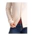 Womens/ladies Renato At100 Fleece Jacket Cream Blush Trespass-3
