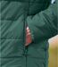 Men's Green Lightweight Padded Jacket - Water-Repellent 