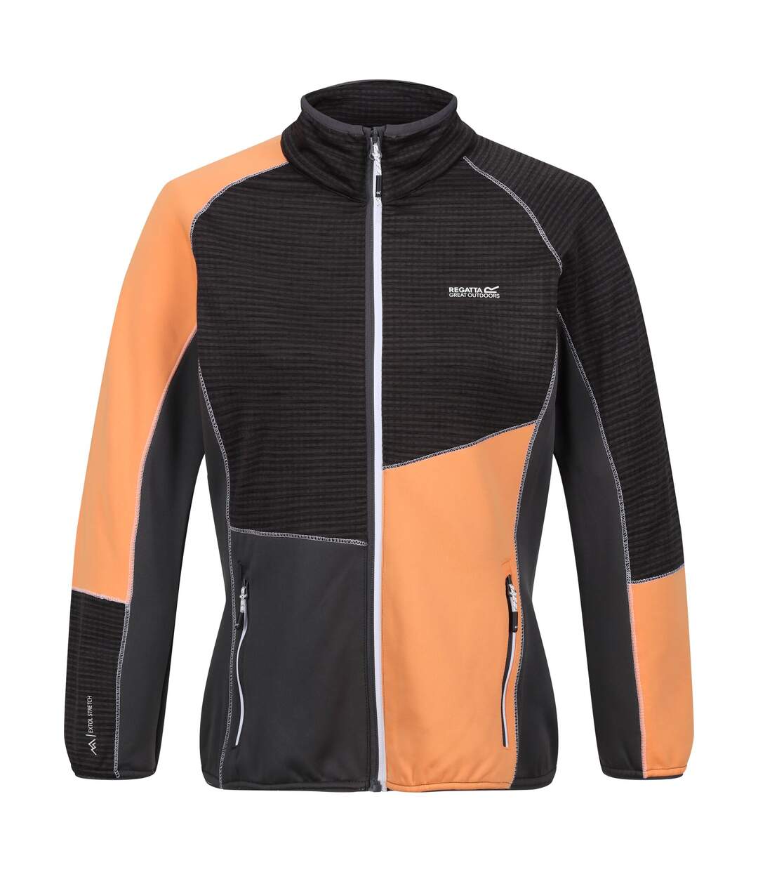 Veste Yare Femme Noir Orange Clair Regatta-2