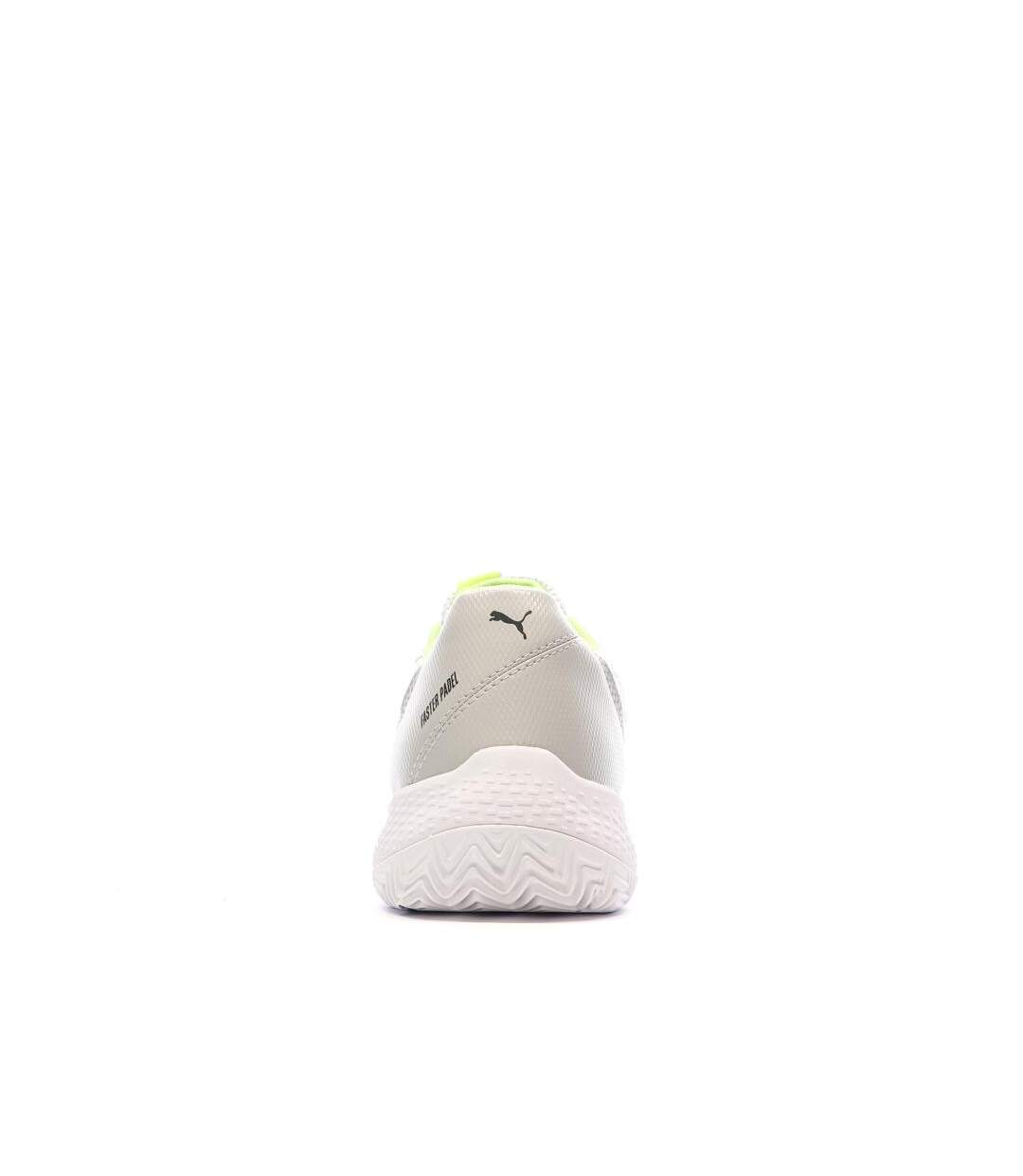 Chaussures de padel blanc/jaune homme puma nova court-3