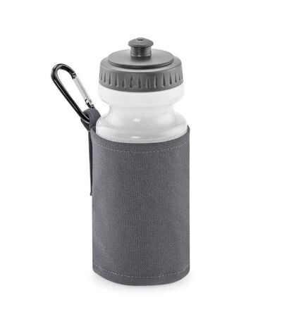 Quadra Water Bottle and Holder (Graphite) (One Size) - UTPC3789