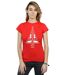 Disney Femme/Les femmes - T-shirt en coton avec arbre de Noël Frozen (Rouge) - UTBI21924-2