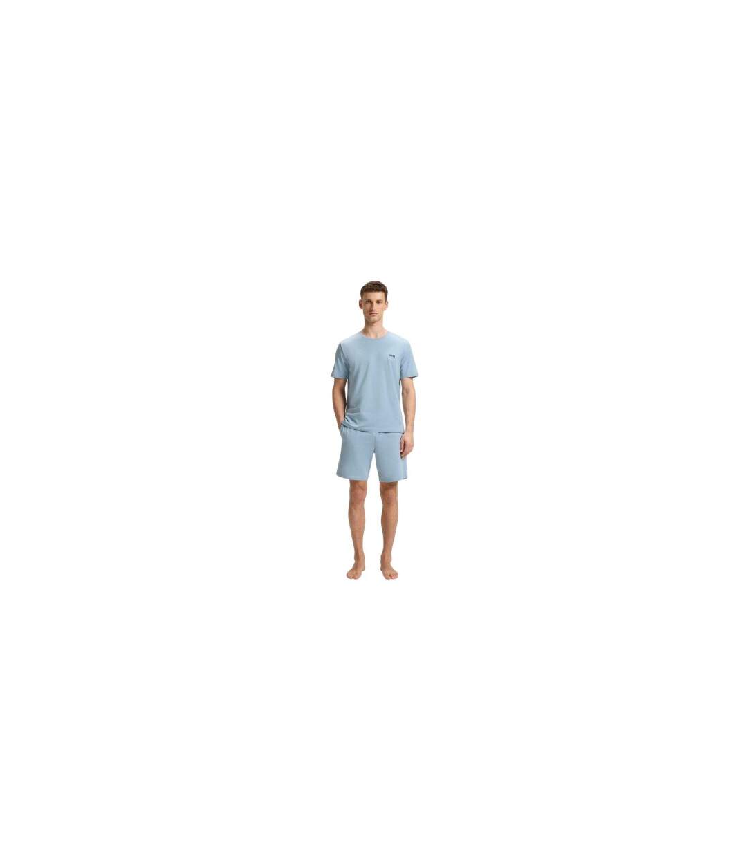T-shirt Manches Courtes Mixmatch Homme Bleu Boss-1