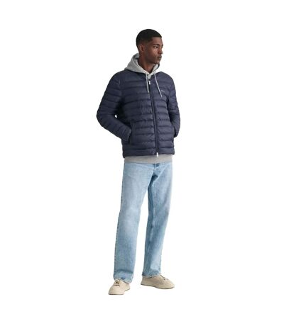 Mens Light Padded Bomber Jacket Blue Gant