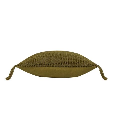 Yard Nimble Knitted Throw Pillow Cover (Khaki Green) (45cm x 45cm)