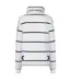 Womens/ladies Quarter Zip Sweatshirt White Lazy Jacks-2
