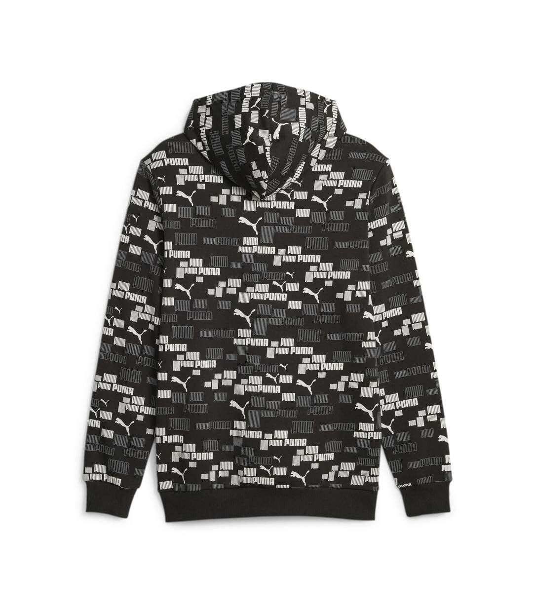 Sweat à Capuche Noir/Blanc Homme PUMA Aop - L-2