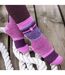 Ladies Winter Varied Stripe Patterned  Thermal Socks for Winter-5