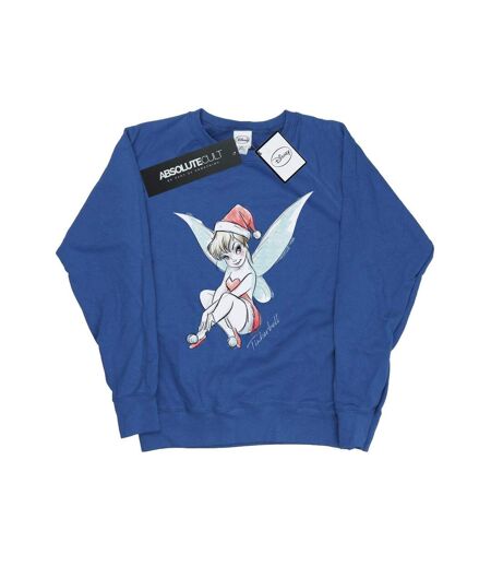 Disney - Sweat TINKERBELL CHRISTMAS FAIRY - Femme (Bleu roi) - UTBI11822