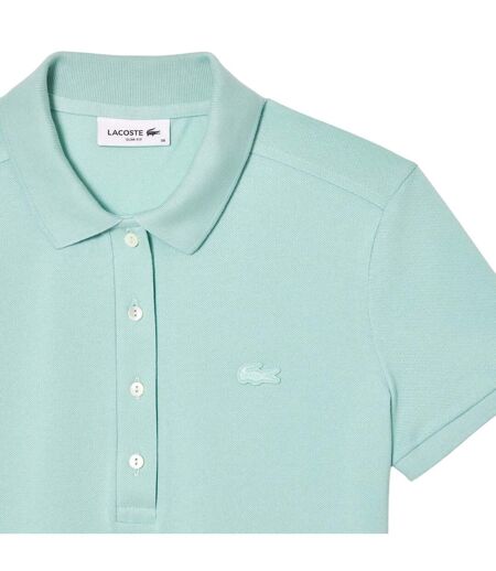 Polo l.12.d femme vert Lacoste