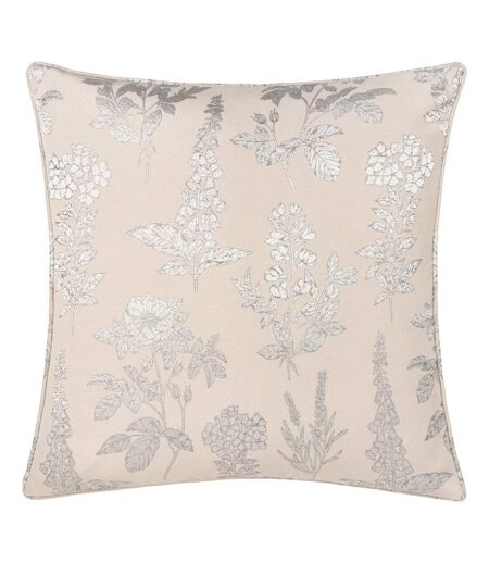 Sophia new floral jacquard cushion cover 50cm x 50cm natural Wylder