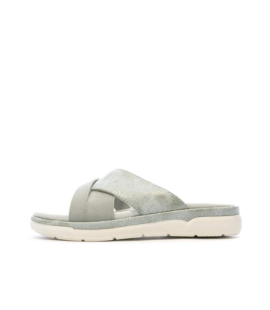 Sandales grises femme relife holly-1