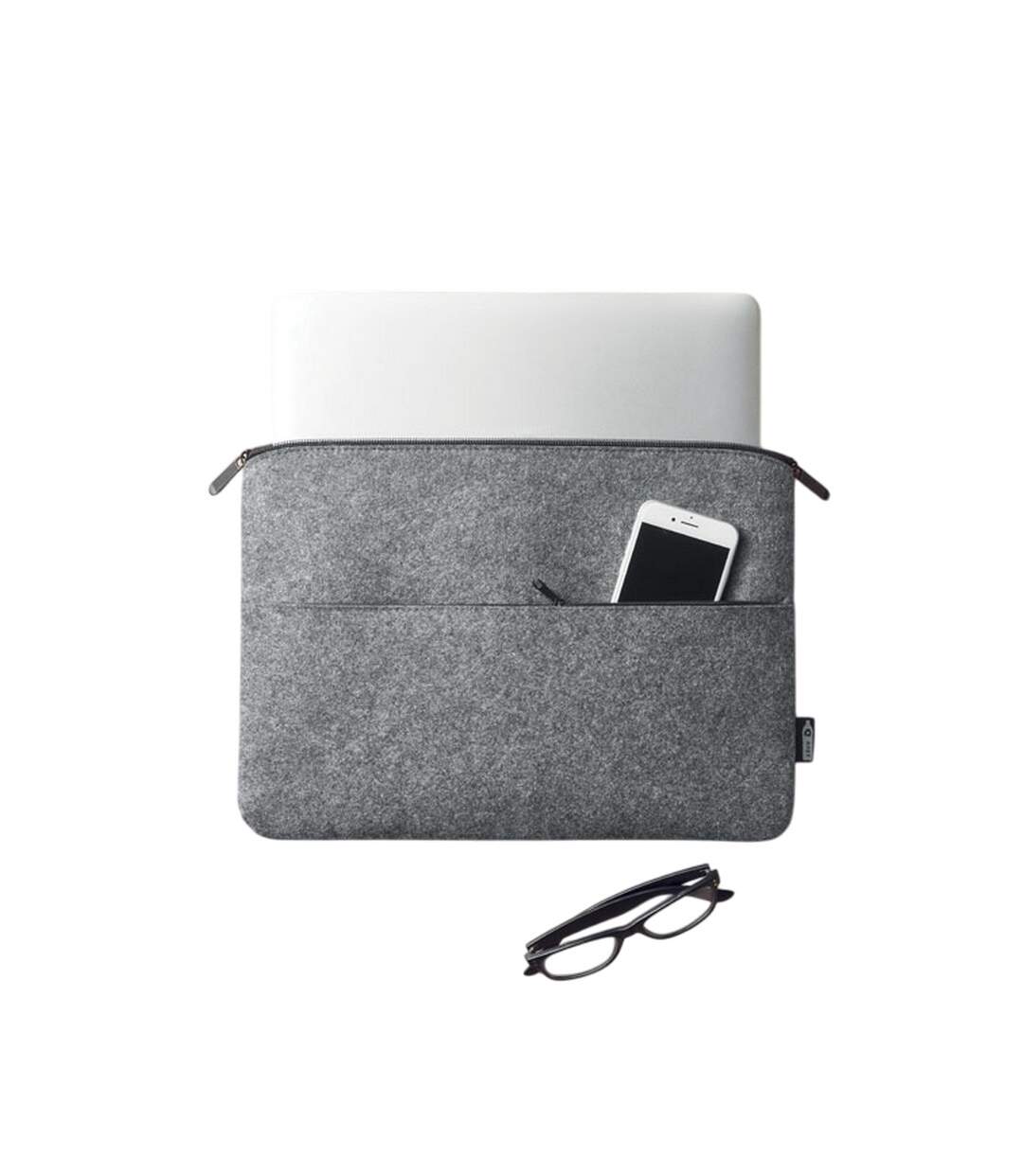 Toplo rpet laptop sleeve one size grey MidOcean-4