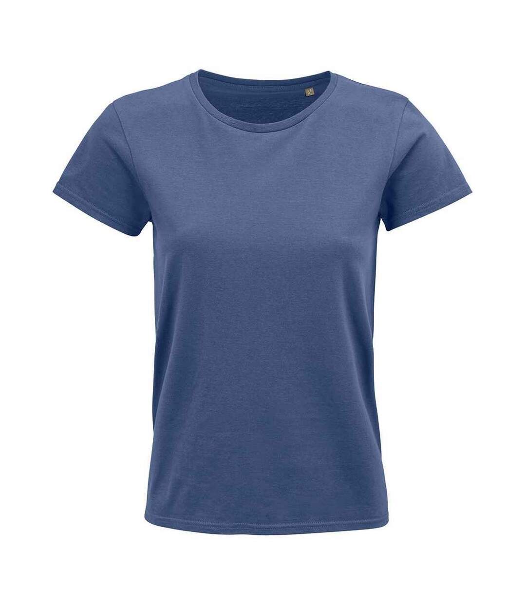 T-shirt Crusader Femme Bleu Denim SOLS-1