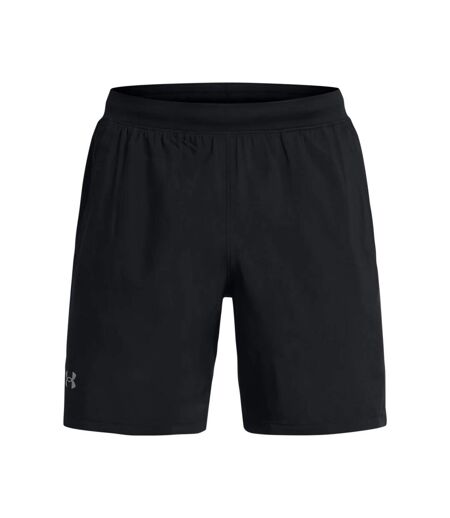 Short launch homme noir / noir brillant Under Armour