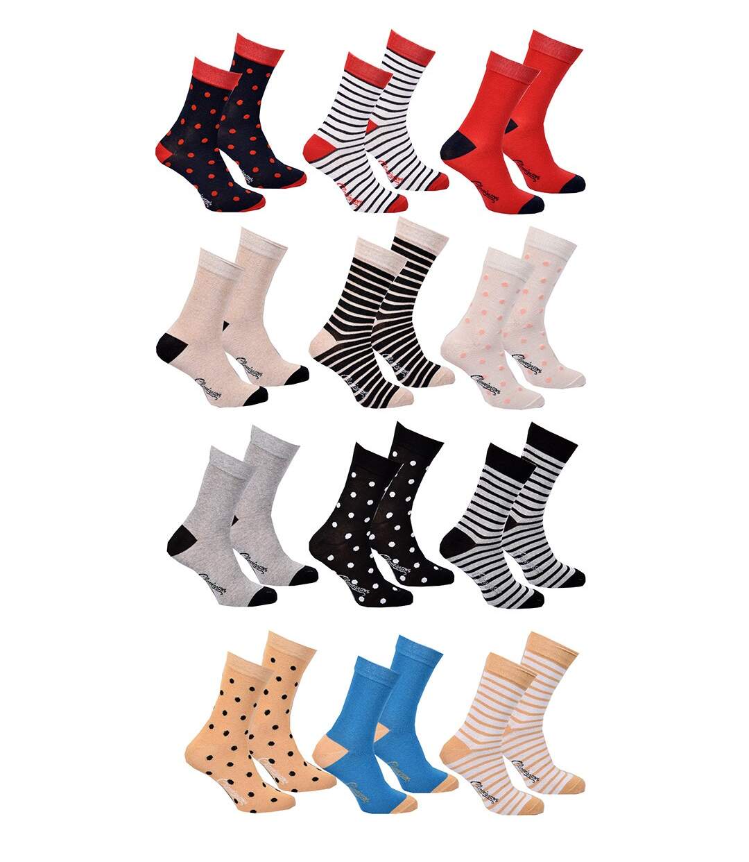 Chaussettes Femme CHEVIGNON CAYAN Pack de 12 Paires-1