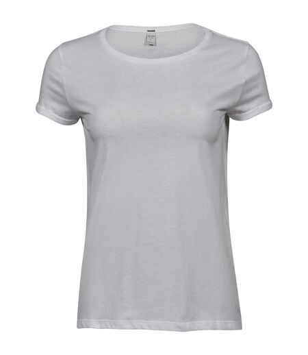 T-shirt femme blanc Tee Jays