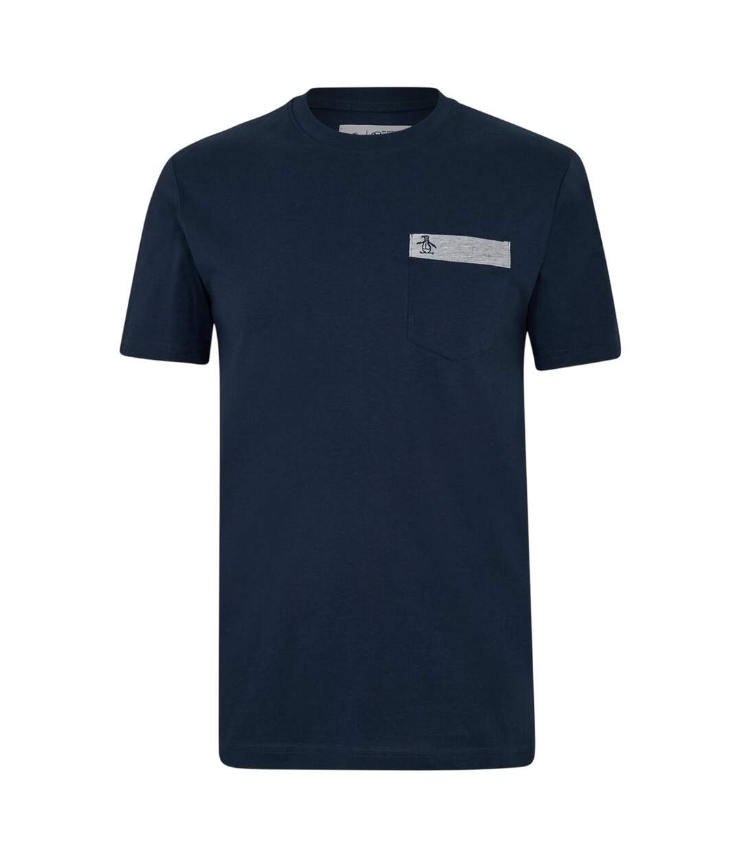 Mens Logo Chest Pocket T-shirt Yale Blue Original Penguin-1