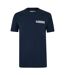 Mens Logo Chest Pocket T-shirt Yale Blue Original Penguin-1