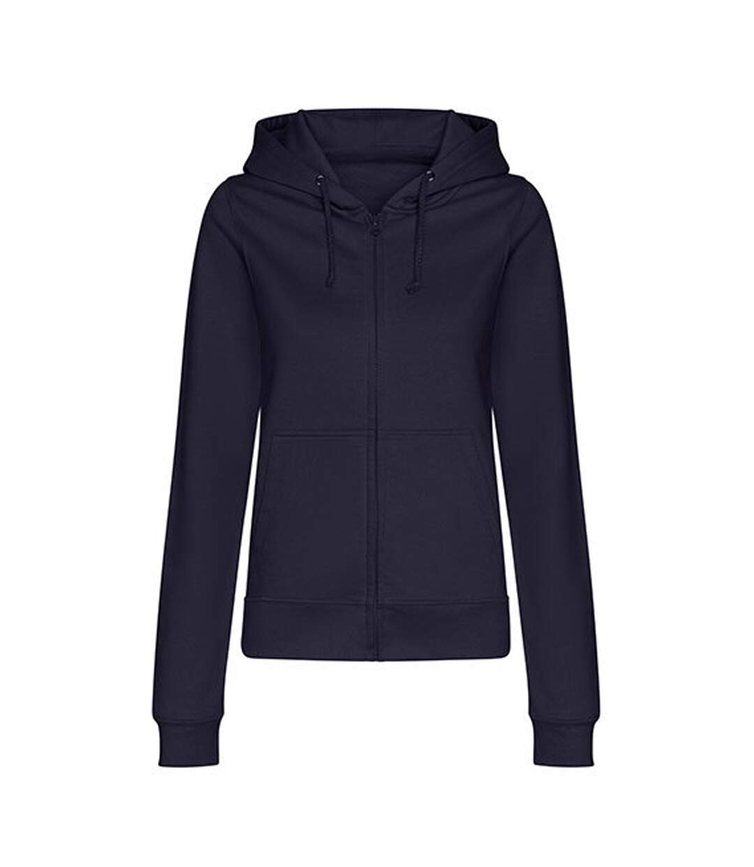 Womens/ladies College Hoodie New French Navy Awdis-1