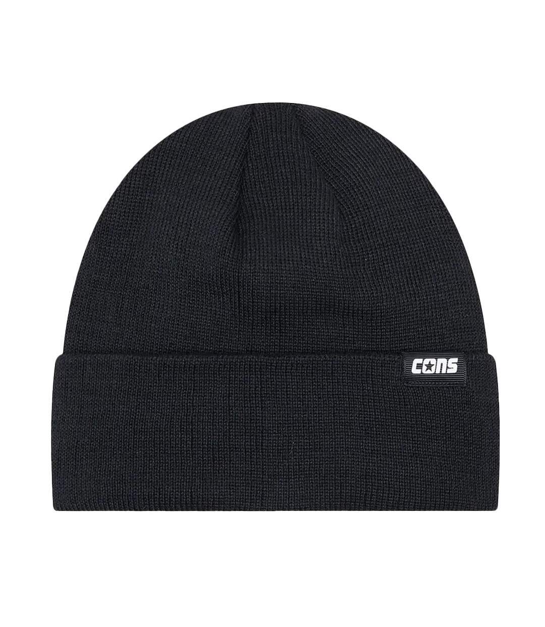 Bonnet noir homme converse skate - taille unique-1