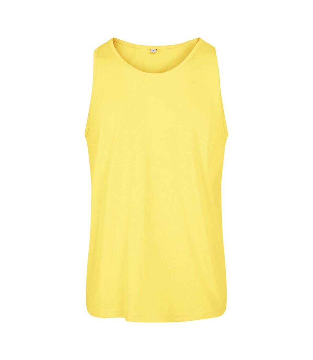 Build Your Brand Mens Basic Tank Top (Yellow)