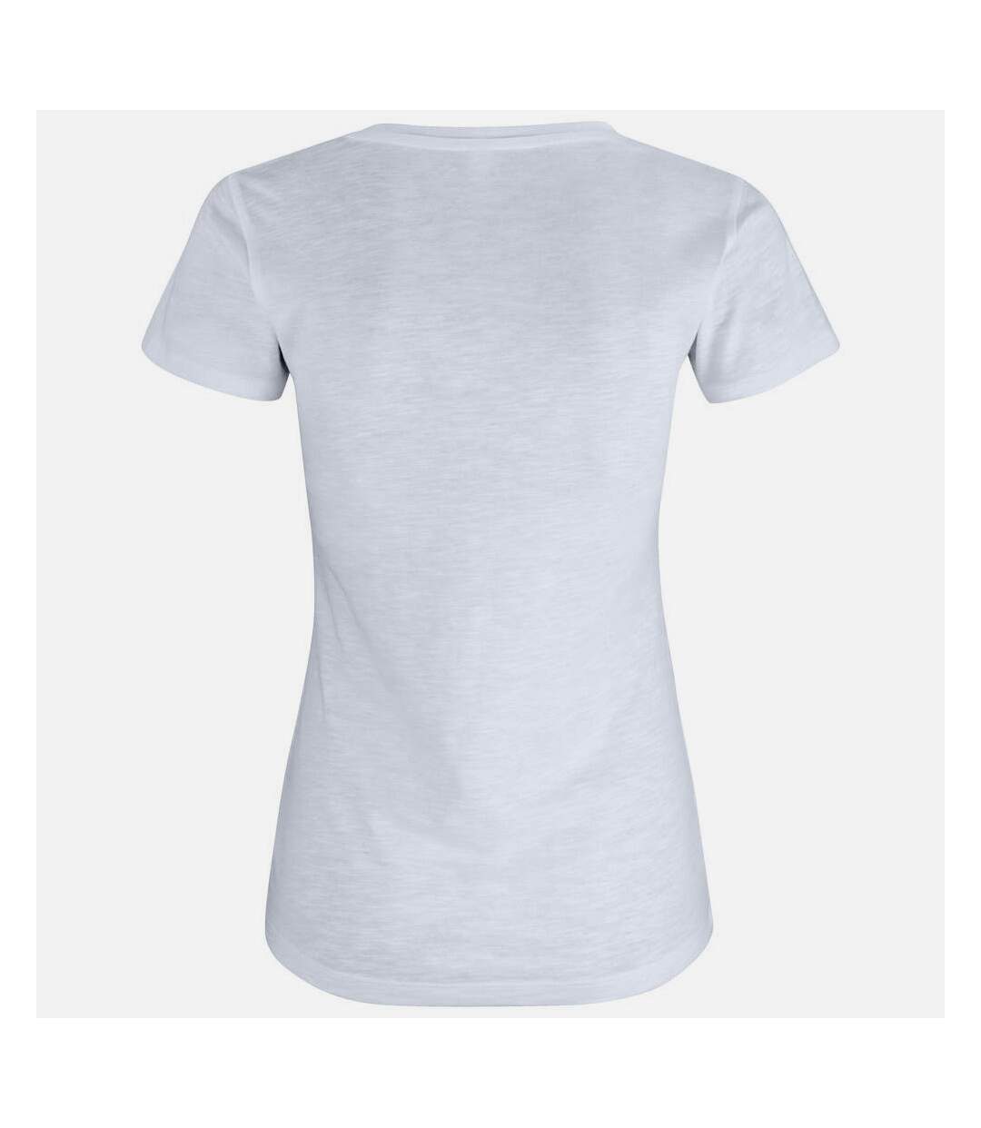 T-shirt femme blanc Clique-2