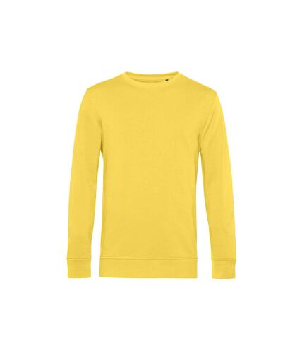 Sweat organic homme jaune B&C