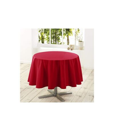 Nappe Ronde Antitache Essentiel 180cm Rouge